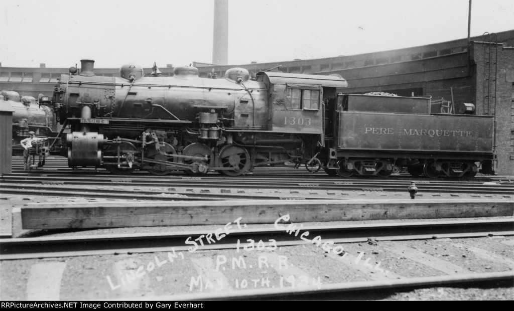 PM 0-8-0 #1303 - Pere Marquette